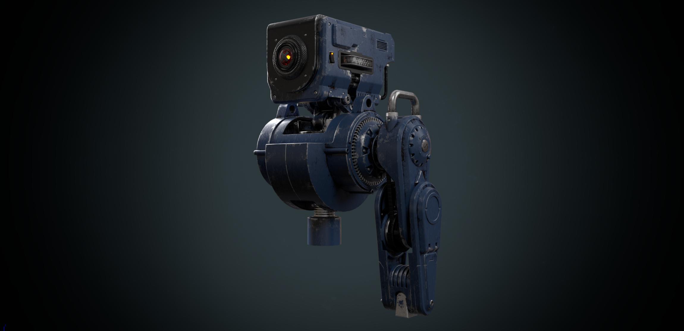 B-Bot. First attempt at doing a robot. - Works in Progress - Blender  Artists Community