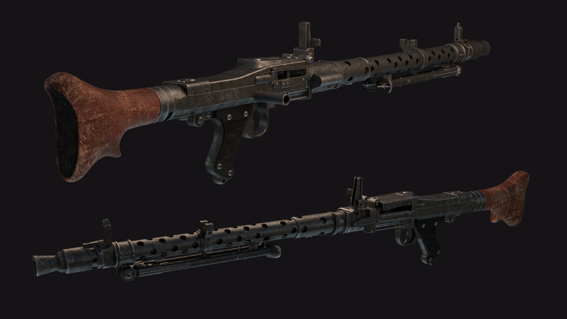 Tiger Machine Gun King Tiger - Finished Projects - Blender Artists Community