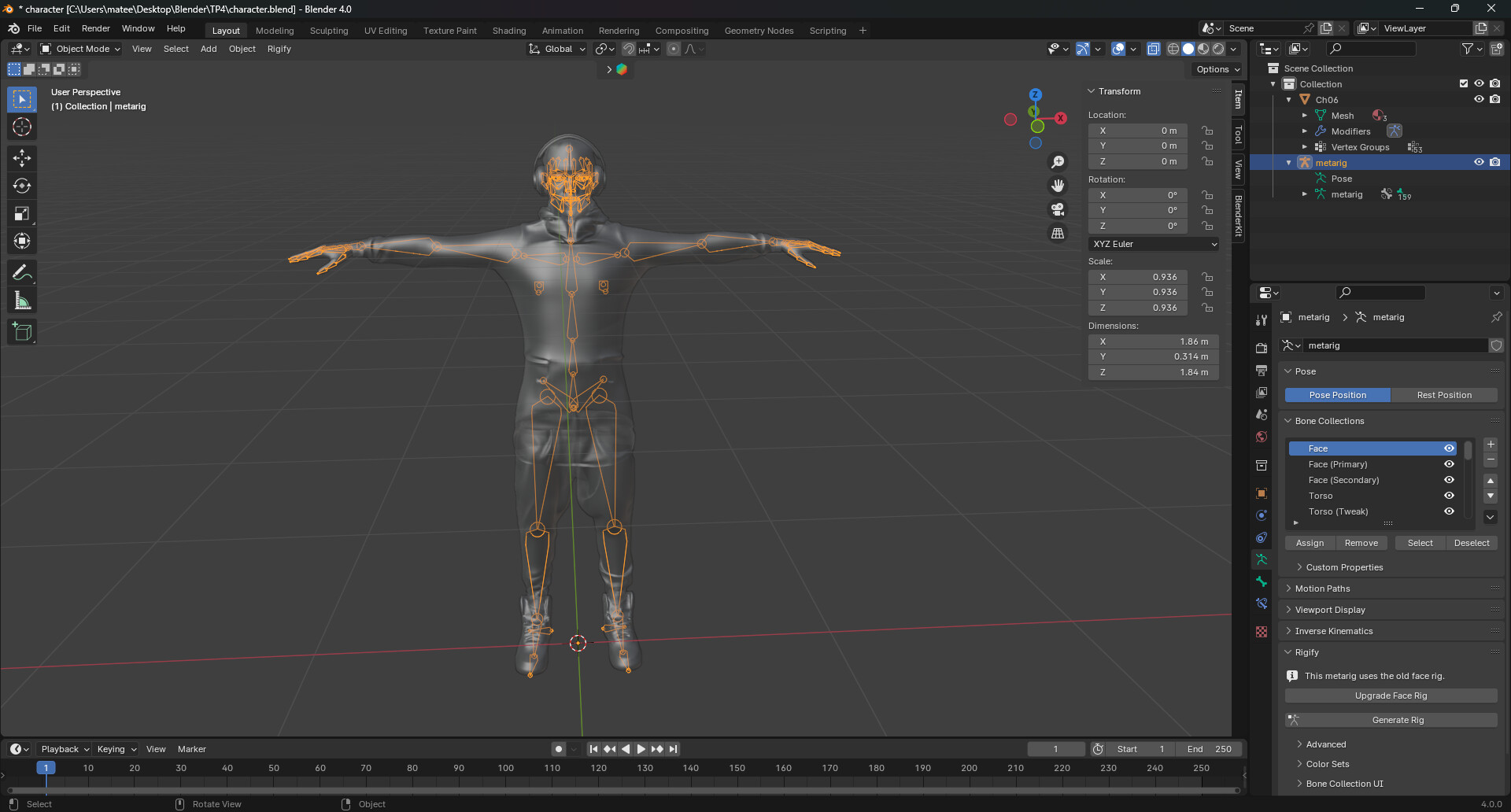 Generating a rig with meta-rig problem - Animation and Rigging ...
