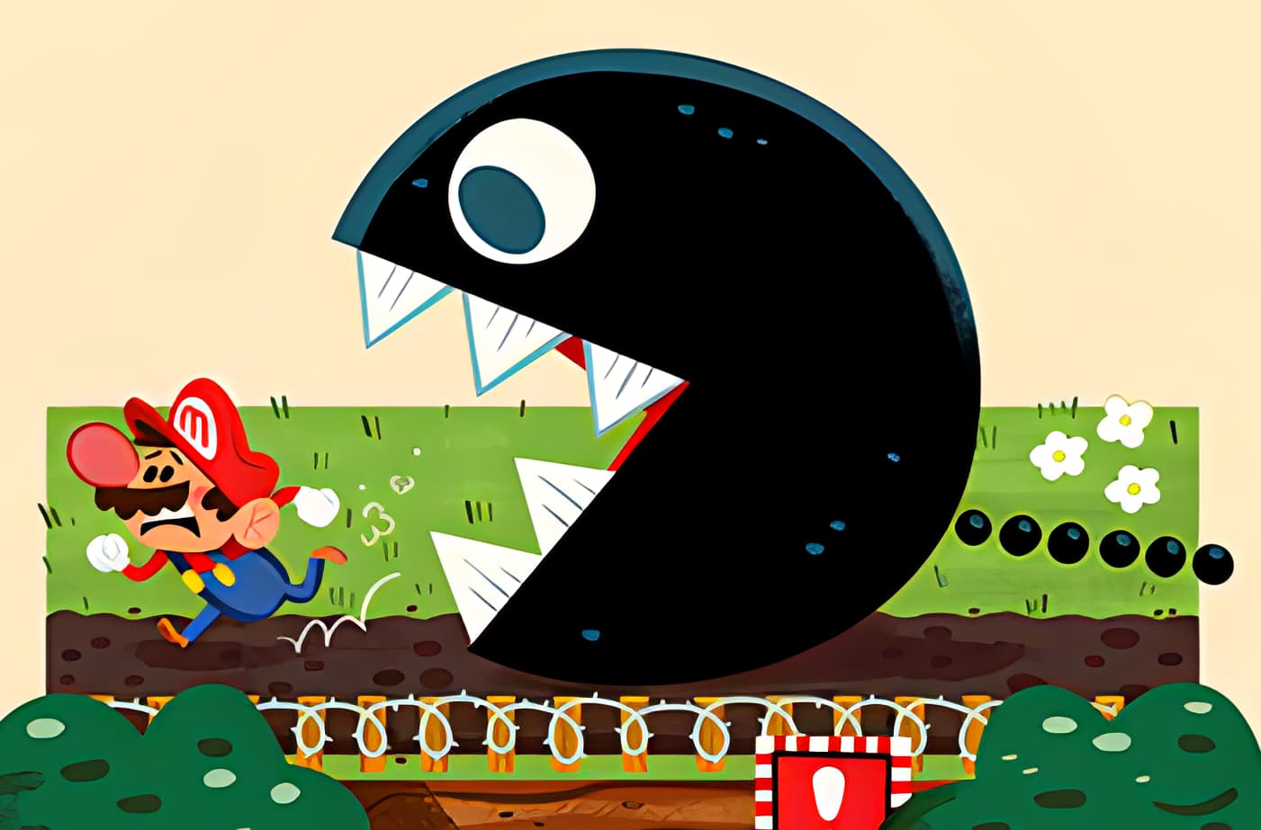 Chain chomp art