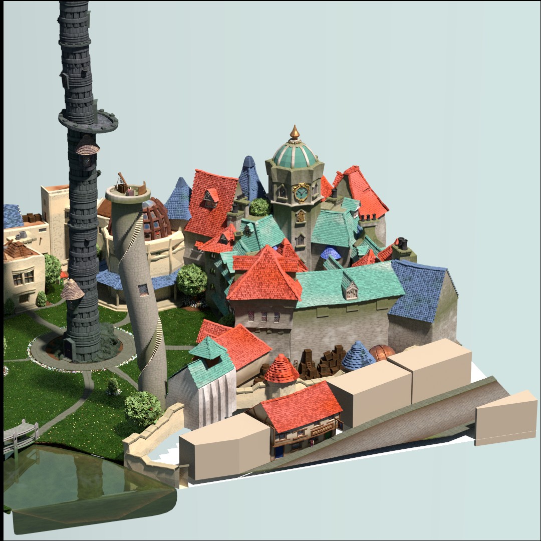 Discworld: Unseen University - Works in Progress - Blender Artists ...