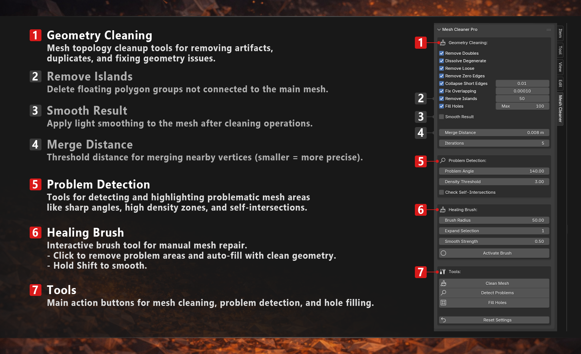 [Addon] Mesh Cleaner Pro - Released Scripts and Themes - Blender ...