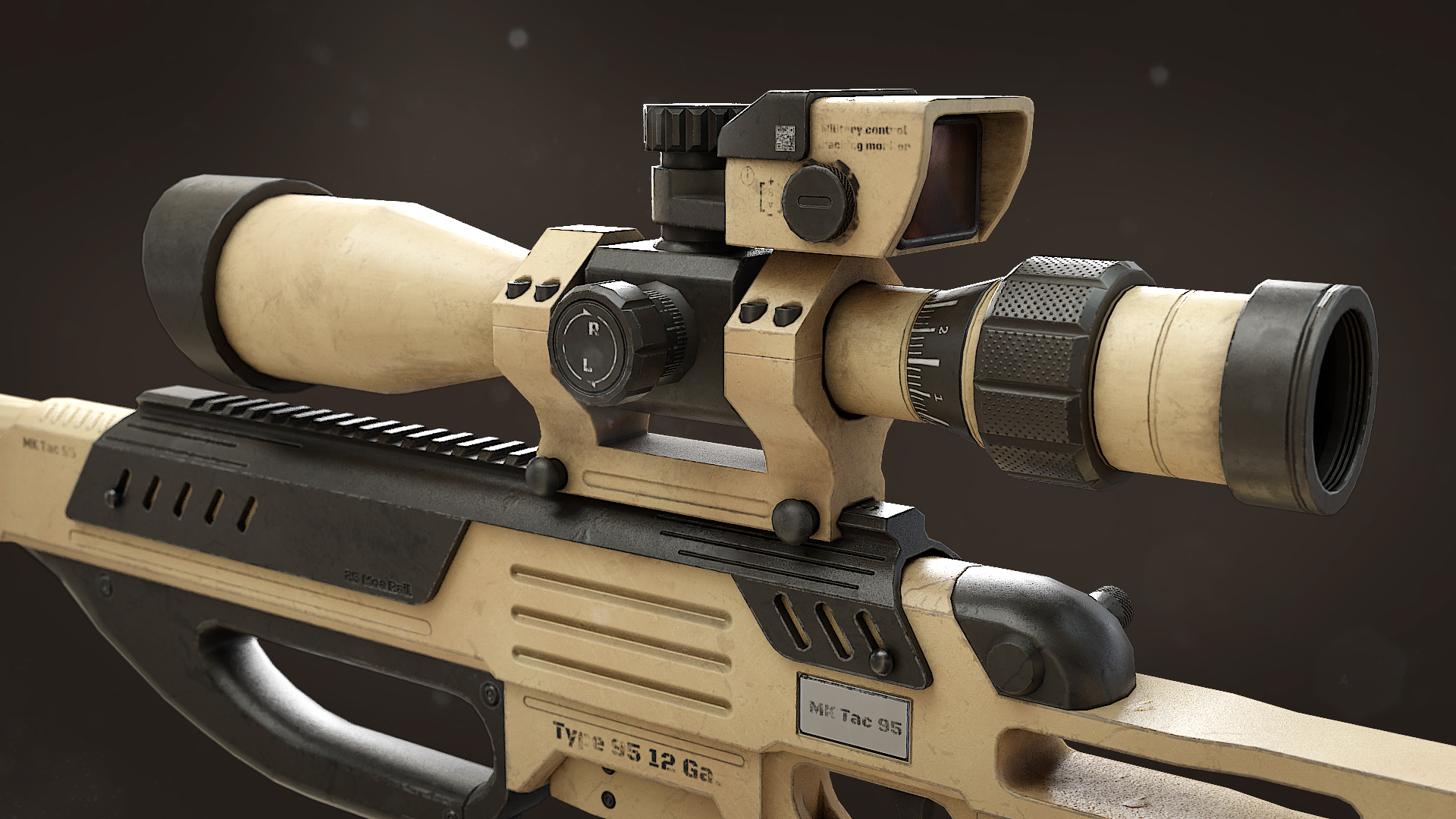 MK Tac 95 Sniper Rifle - Finished Projects - Blender Artists Community