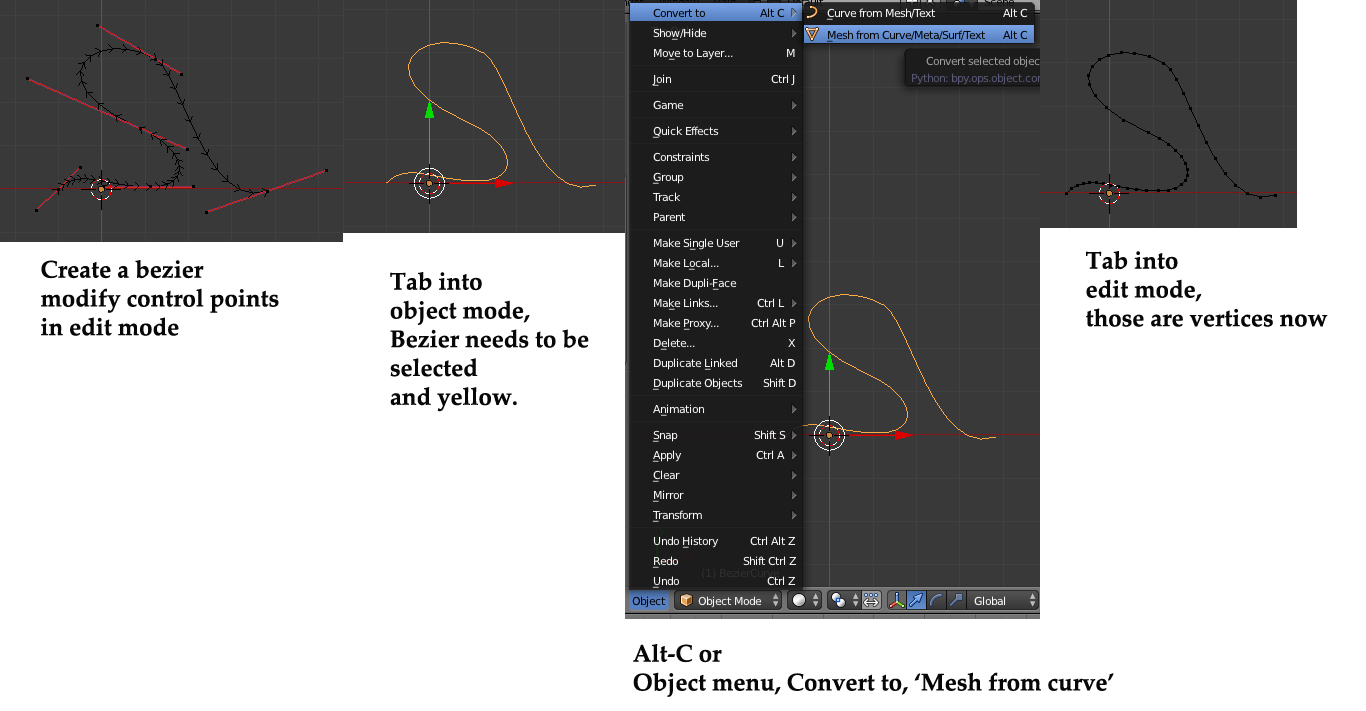 Bezier to Mesh - Modeling - Blender Artists Community