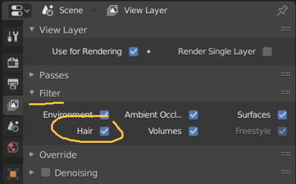 Hair does not render, but shows up in viewports - Modeling - Blender ...
