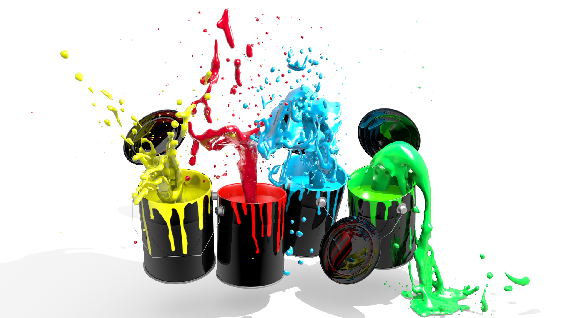 Colorful Paint Explosion - Finished Projects - Blender Artists Community