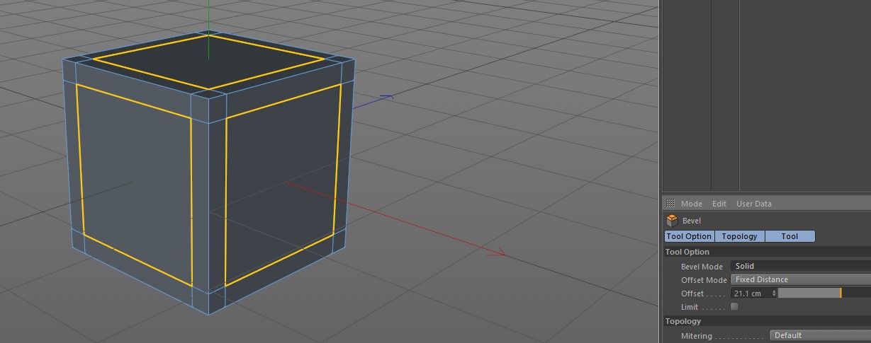 Bevel Tool in Blender