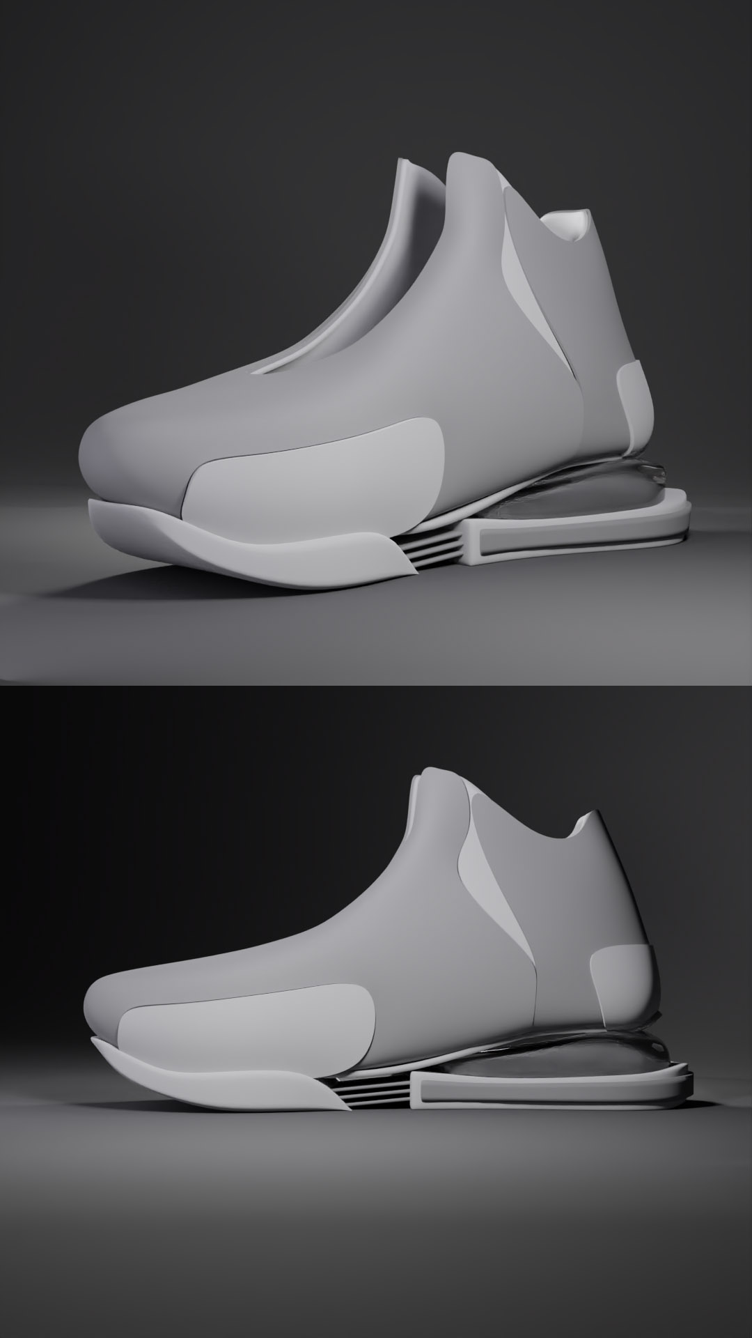 3rd Sneaker Concept Design Since I Started Learning Blender - Works in ...