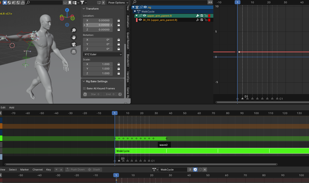 Switch from FK to IK in NLA strips (Rigify) - Animation and Rigging ...
