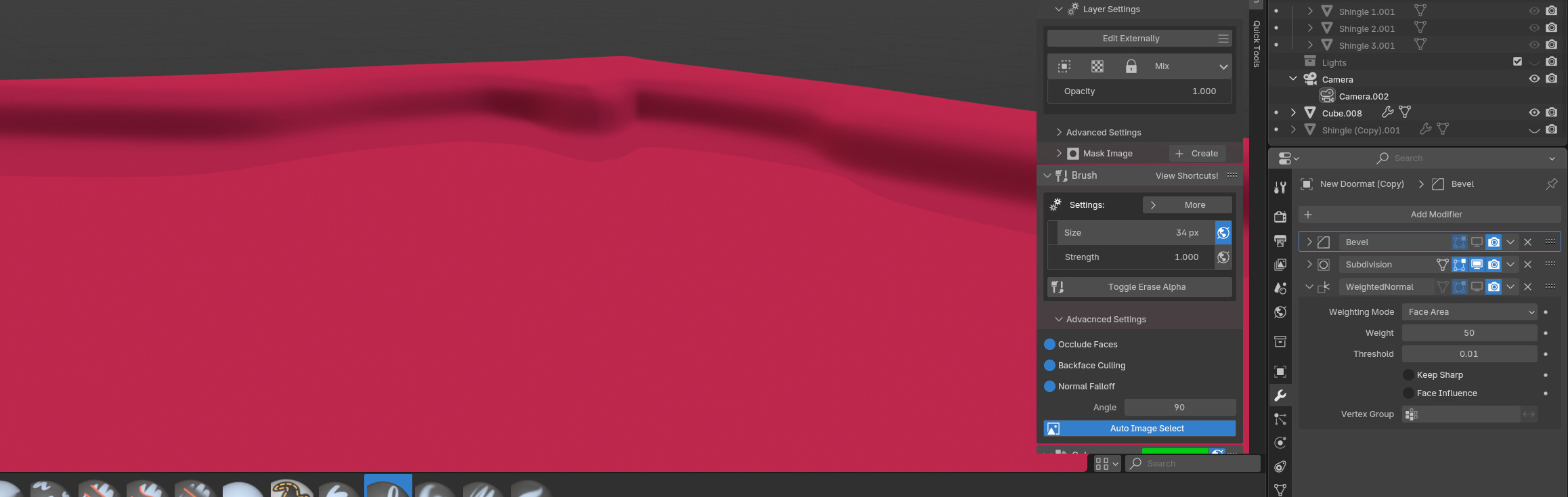 Bevel Modifier Causes Unpaintable Texture Gaps - Materials and Textures ...