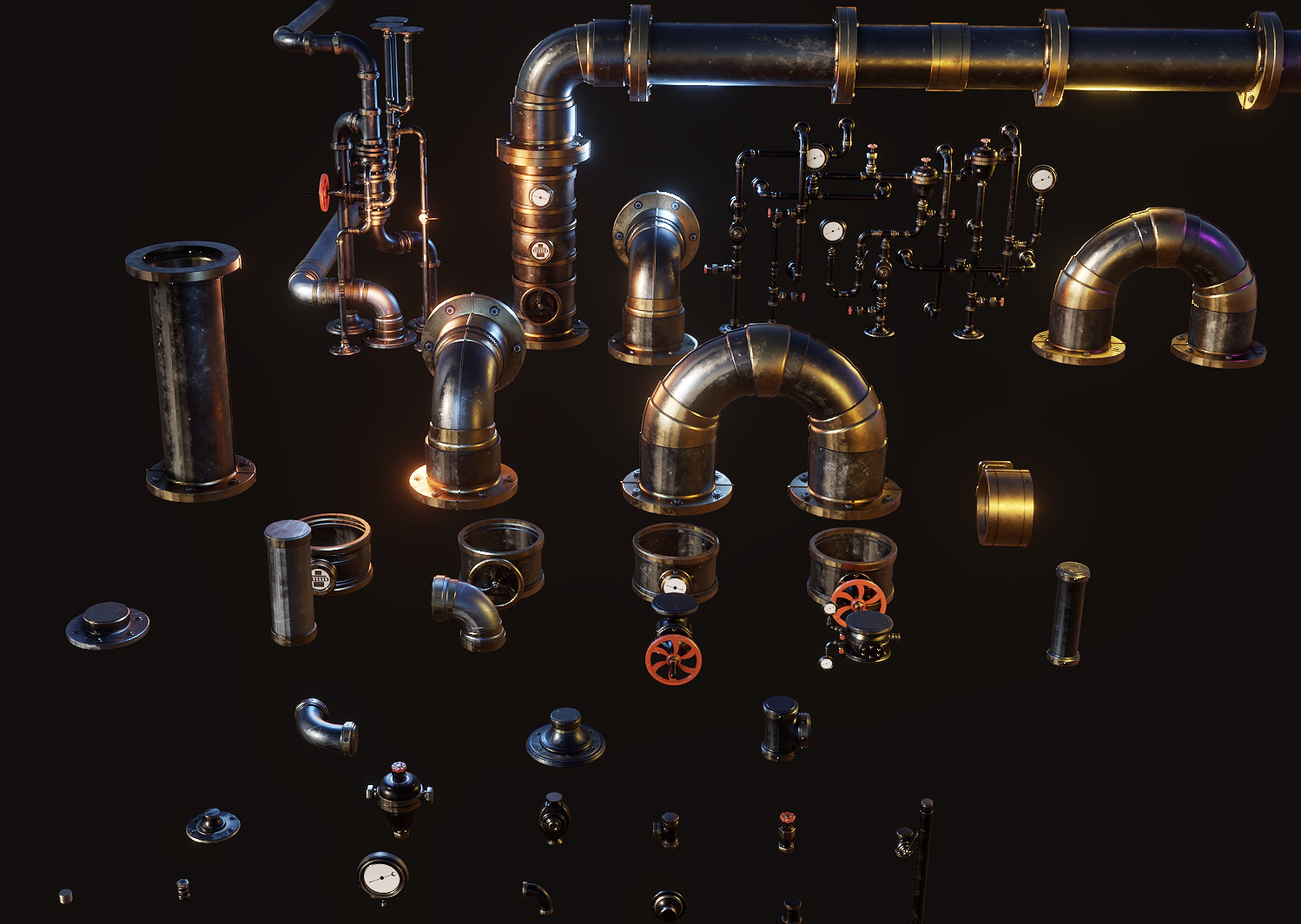 steampunk water pipes