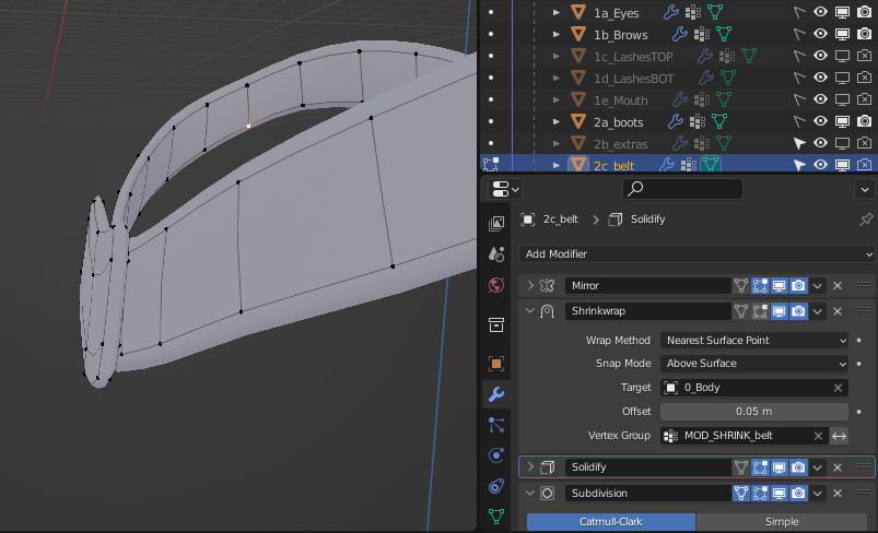 'cascading' shrinkwrapping - Modeling - Blender Artists Community