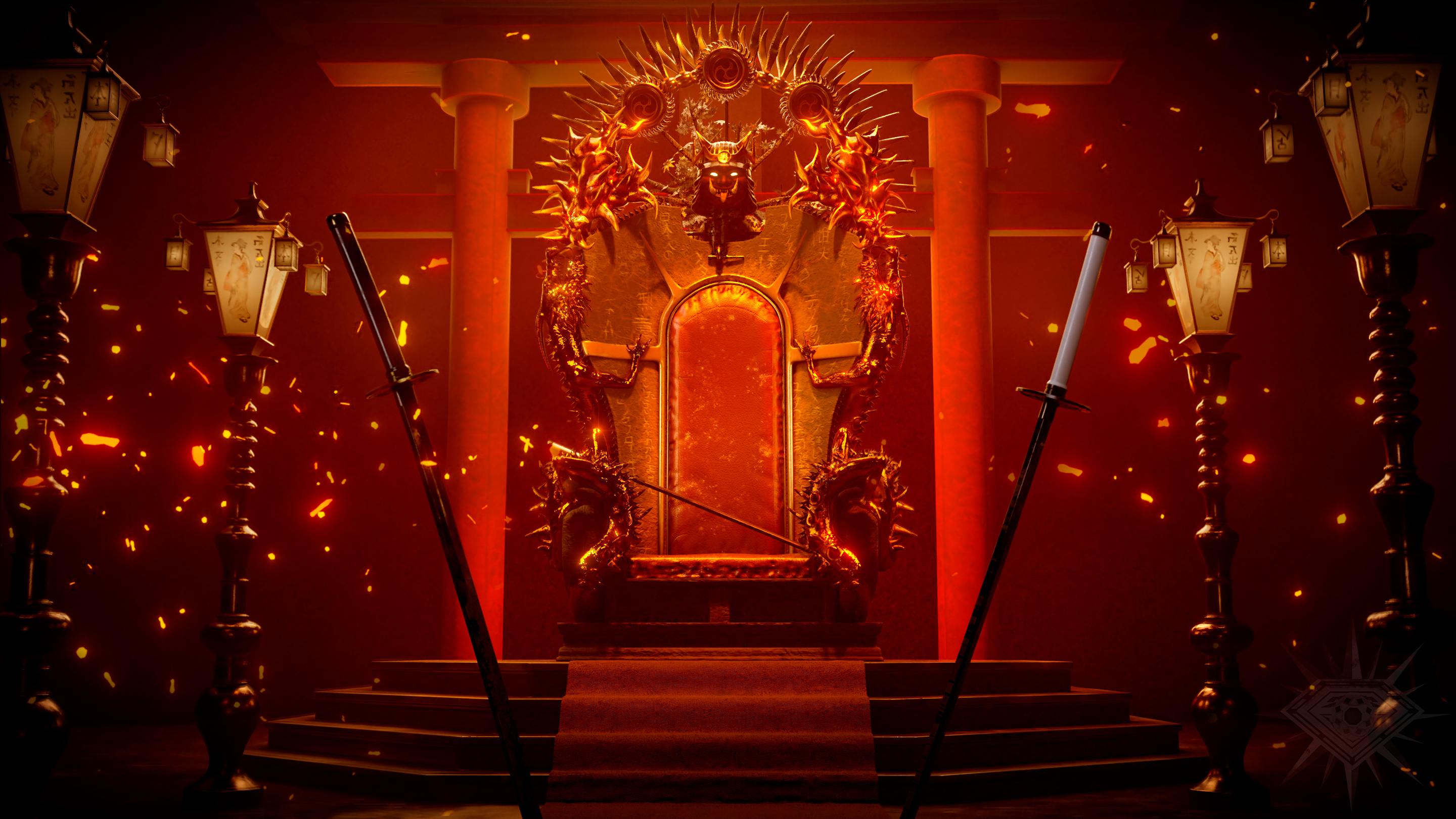 Japanese styled throne room - Finished Projects - Blender Artists Community