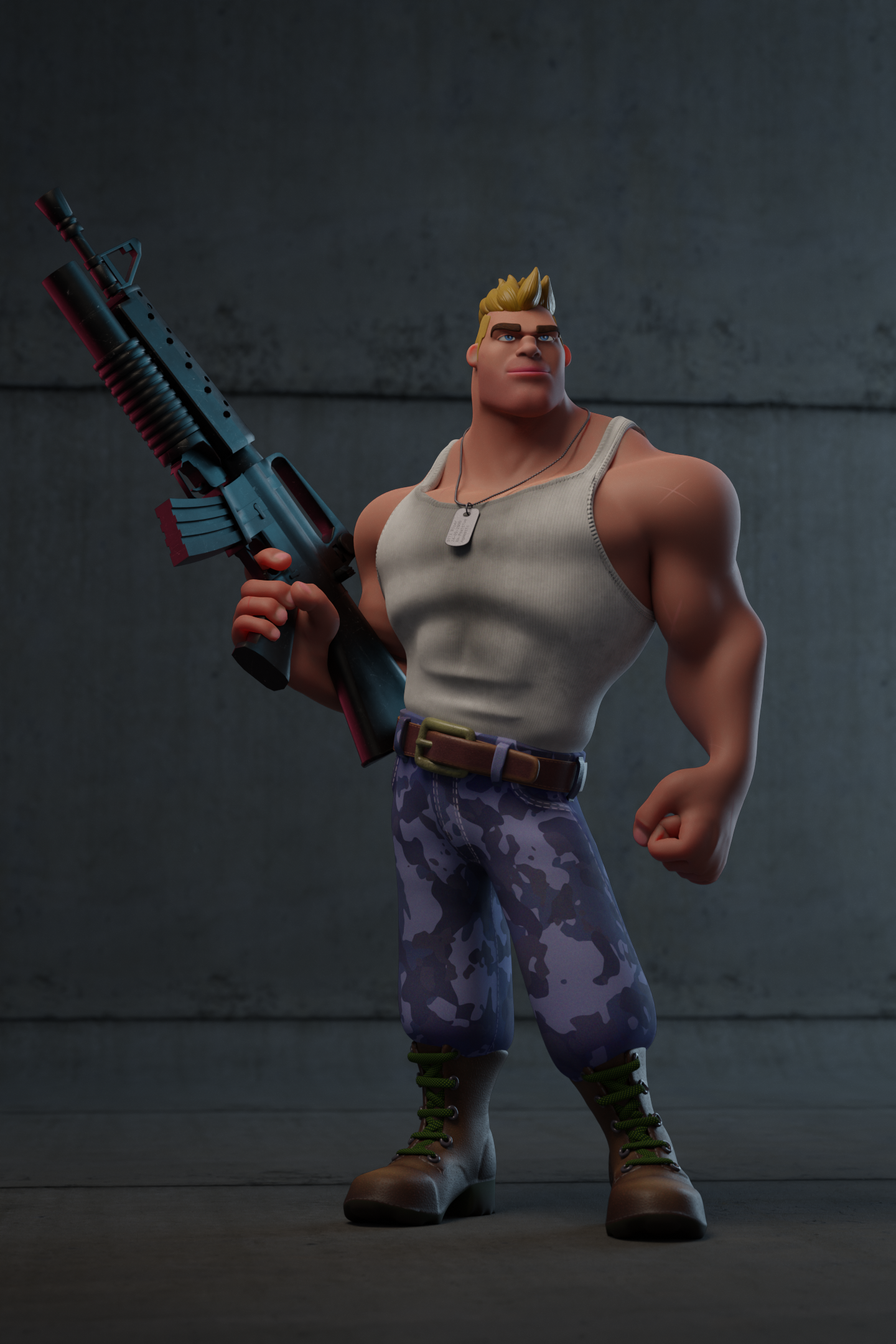Bill Rizer - Fan Art - Finished Projects - Blender Artists Community