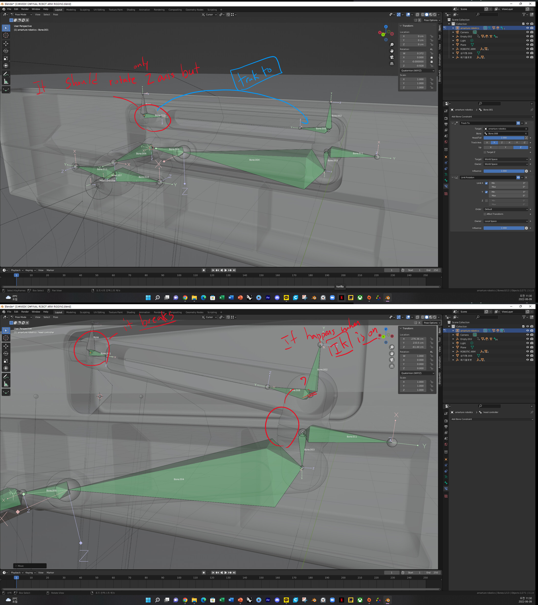 Robot arm rigging need help again - Animation and Rigging - Blender ...