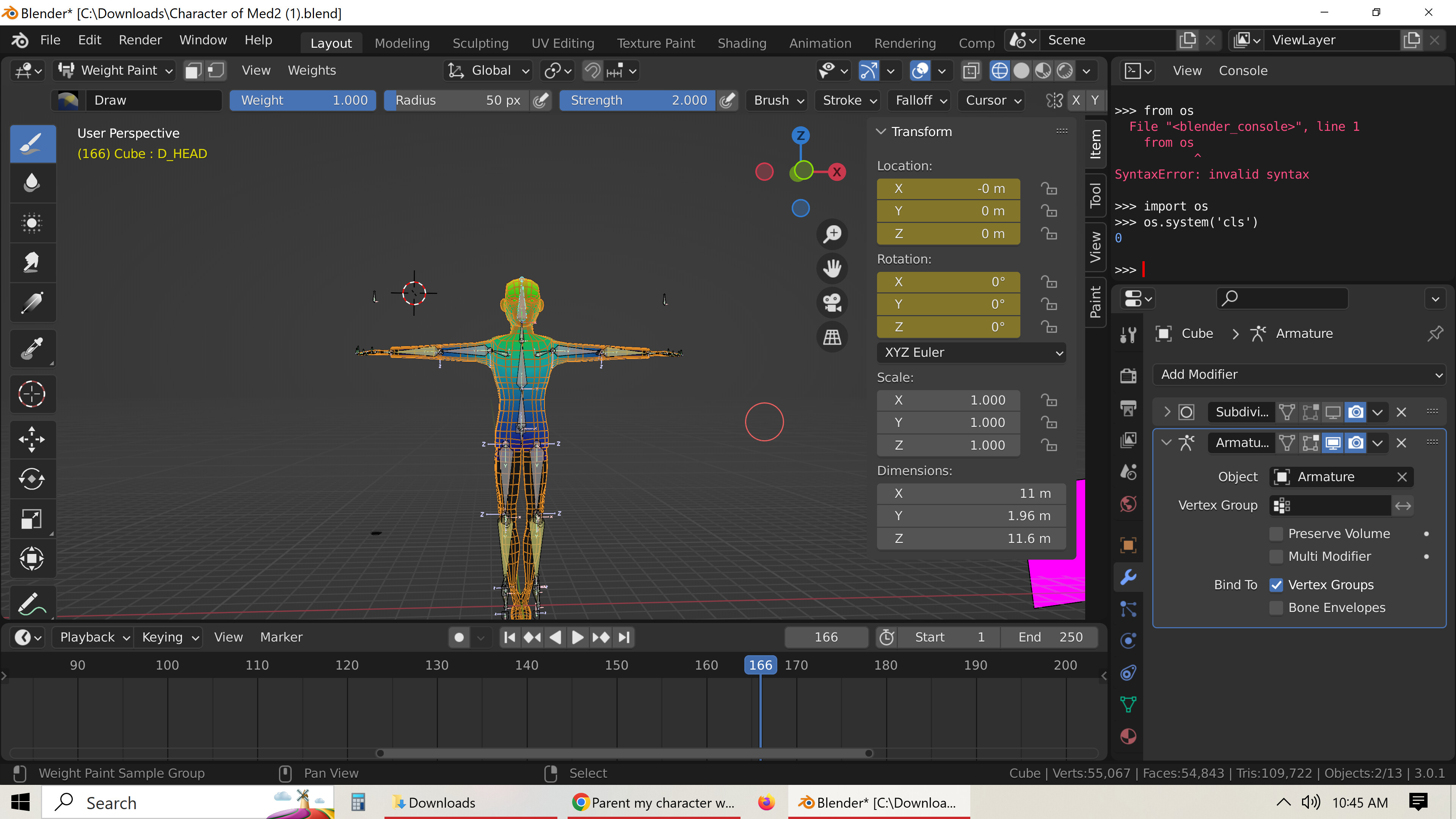 Parent my character with Bone - Animation and Rigging - Blender Artists ...