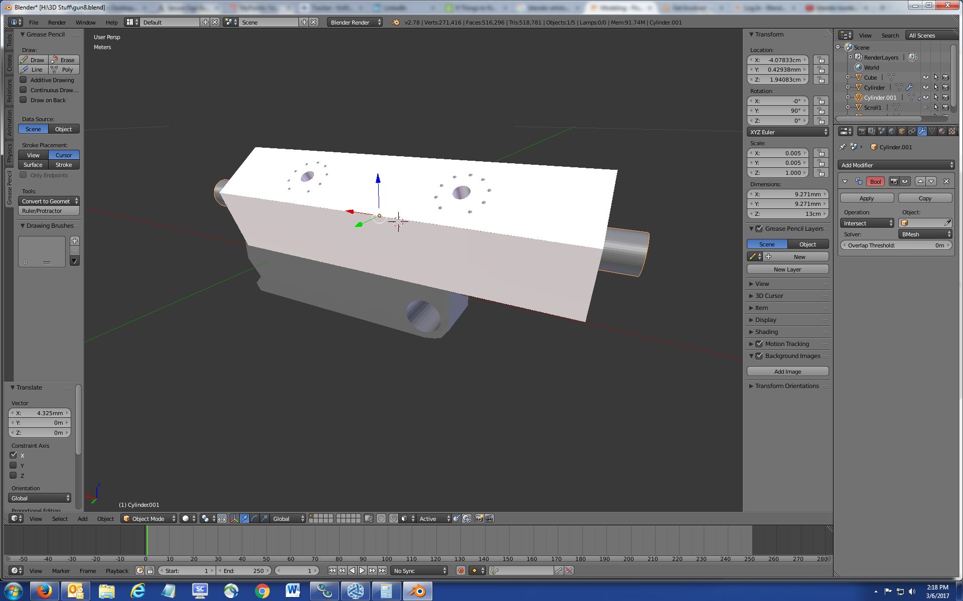 Boolean Difference Giving Me Fits - Modeling - Blender Artists Community
