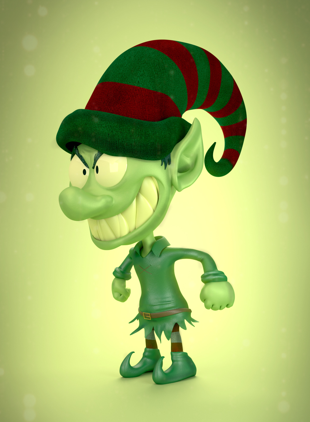 Excited Elf! - Finished Projects - Blender Artists Community