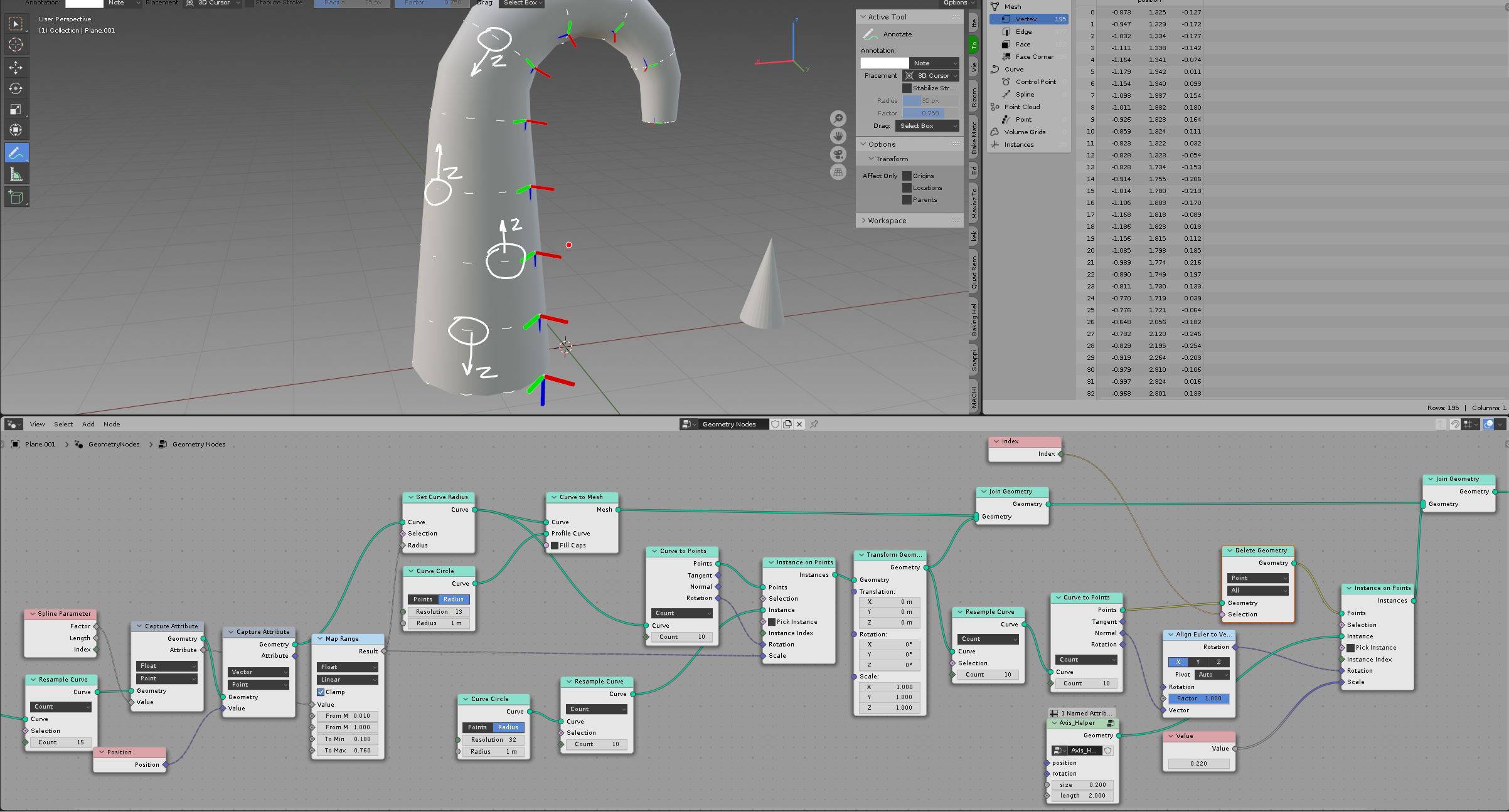 Geonodes. How to manipulate instances in this case? - Modeling ...