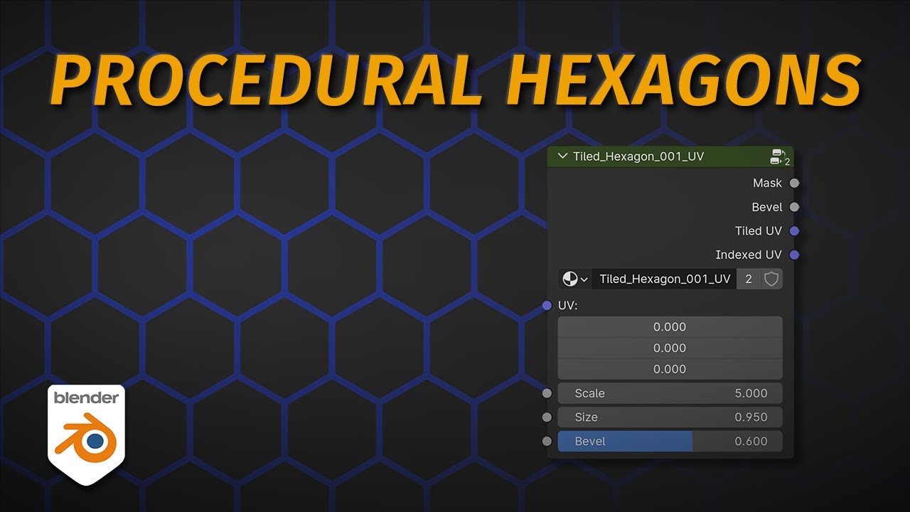 Hexagonal Array Blender Is there a way to make prcedural hexagons in a shader? - Materials and ...