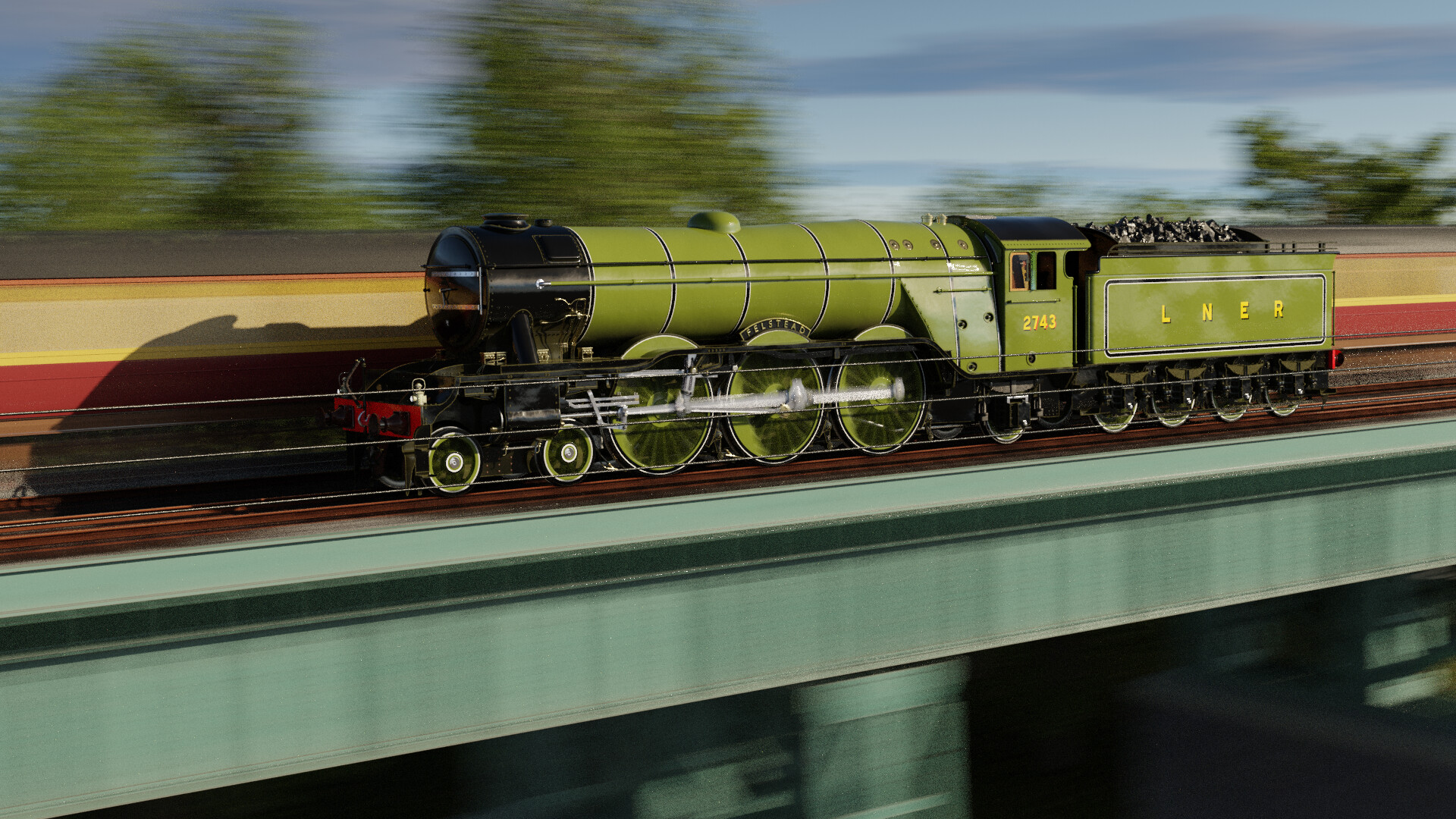 LNER A3, Felstead - Fully Rigged, Motion Shot - #4 by ontogenic ...