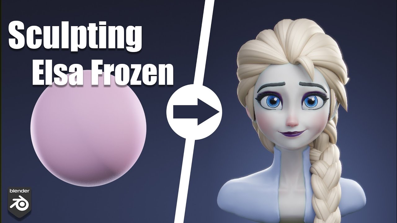 Elsa Frozen Fan Art - Finished Projects - Blender Artists Community