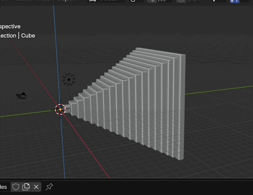 GeoNodes: Animate copies of an object, where each next one is larger ...