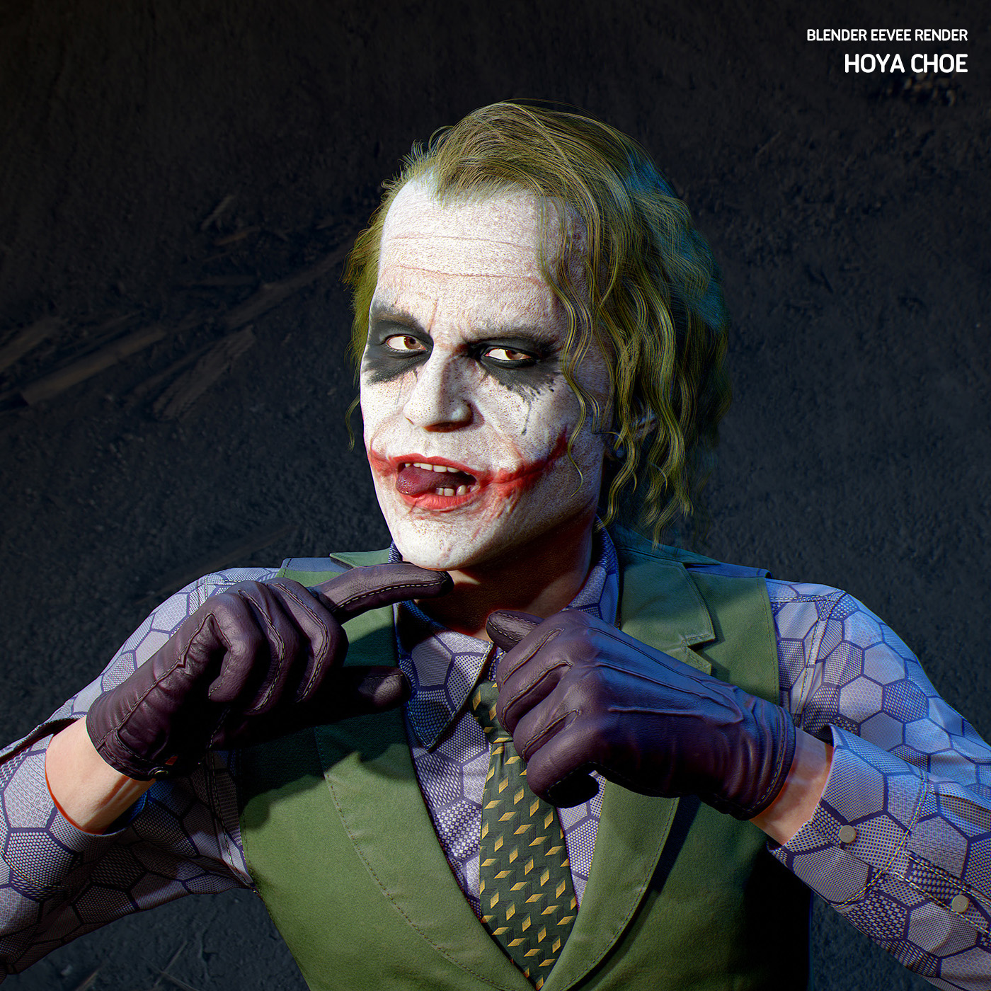 Joker in the Dark Knight - Finished Projects - Blender Artists Community