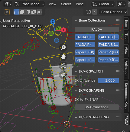 Scripting a button to snap transforms between ik/fk bones in large ...
