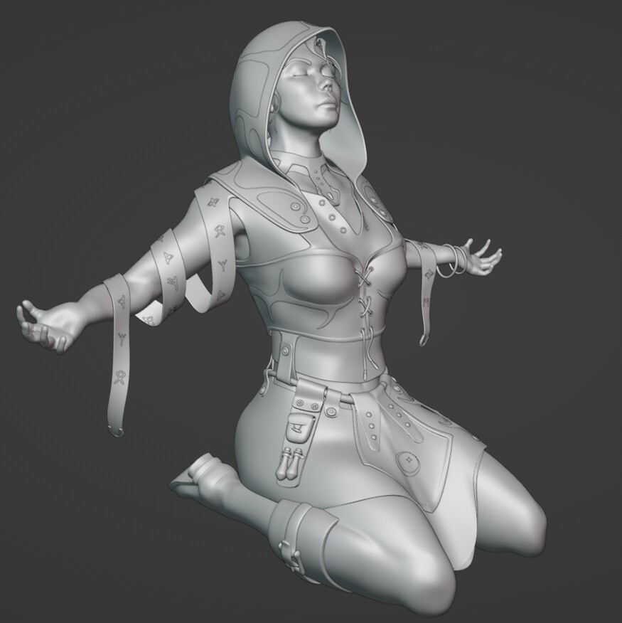 Original T-pose model is still in STL how do I get rid of it? - Technical  Support - Blender Artists Community