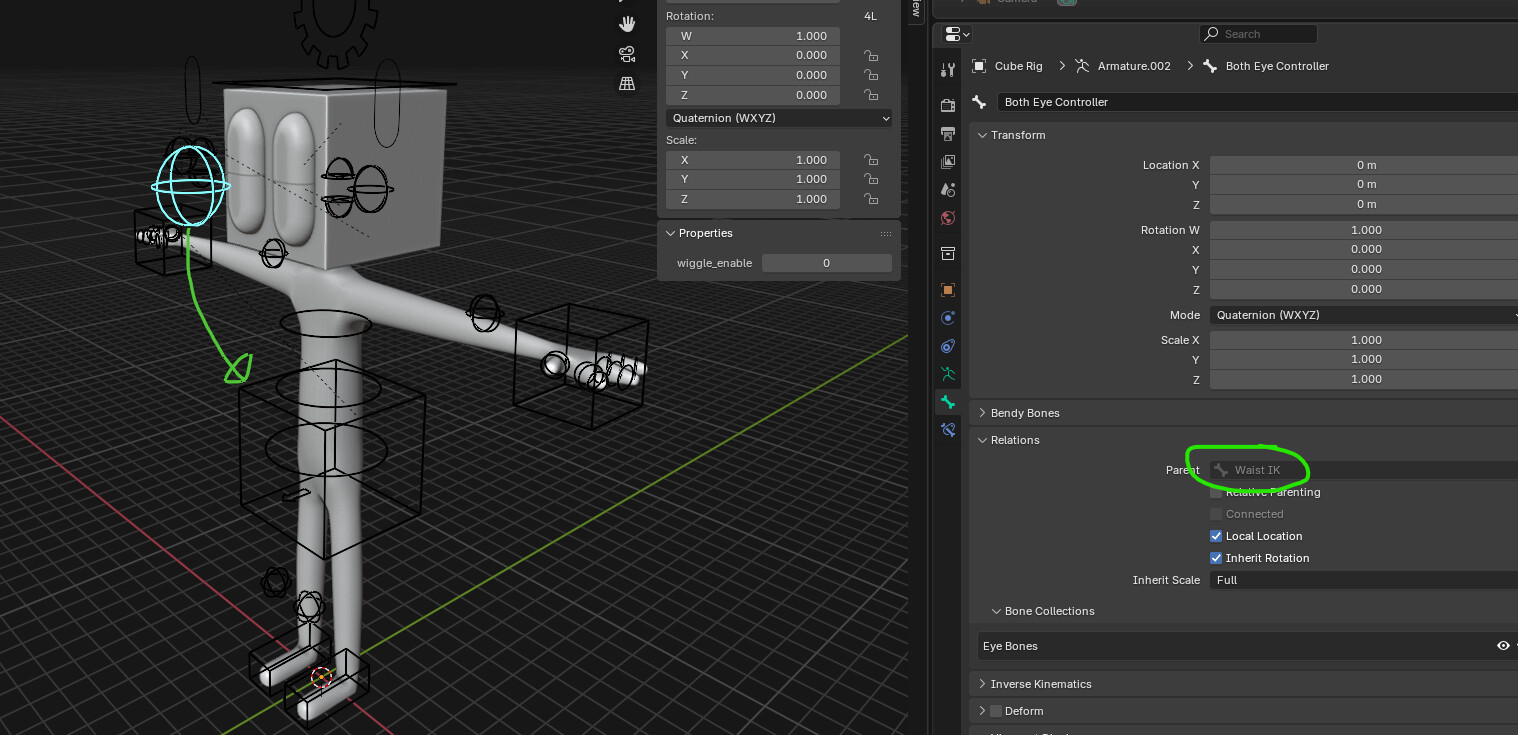 How to I make a part switcher for my Guy's Eyes? - Modeling - Blender ...