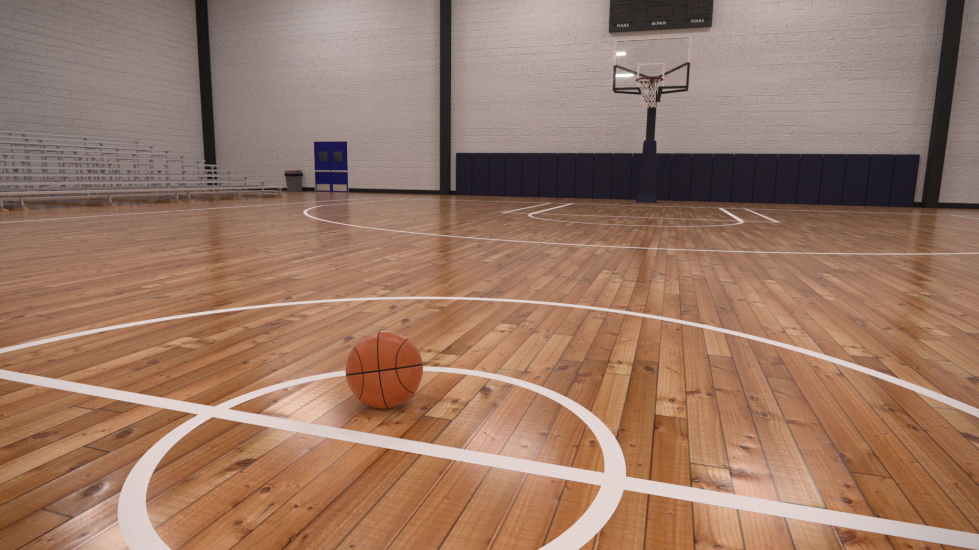 basketball court floor