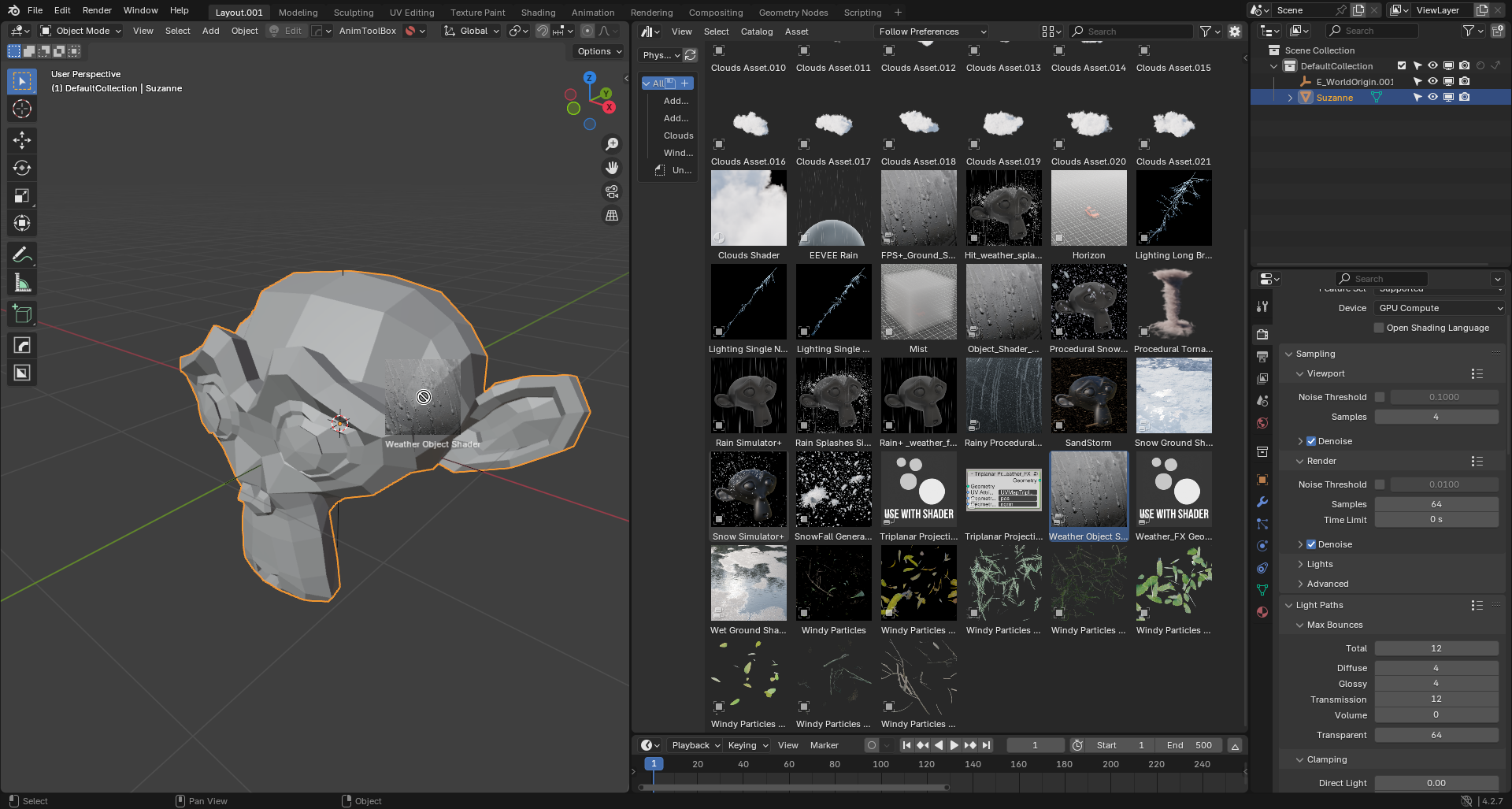 Geometry Nodes from Asset LIbrary - Basics & Interface - Blender ...