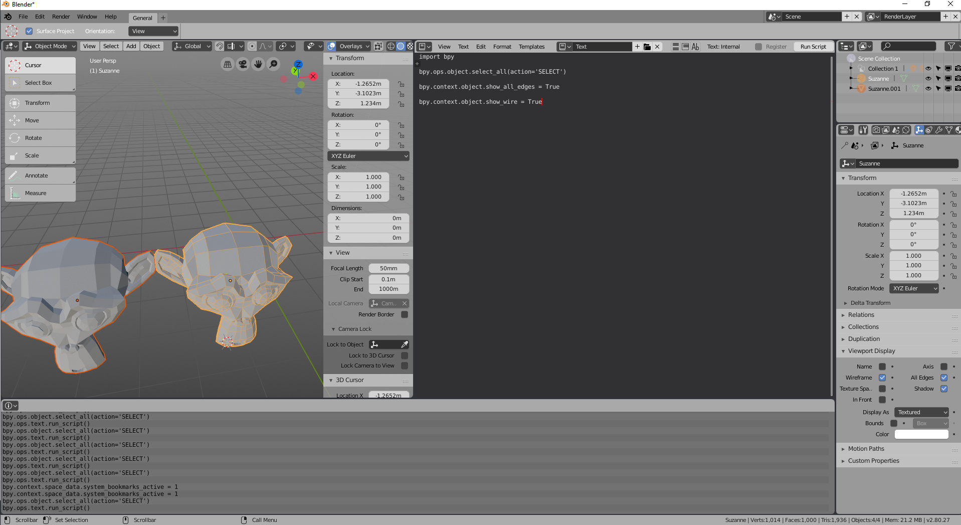 Pressed ALT button to script command - Python Support - Blender Artists ...