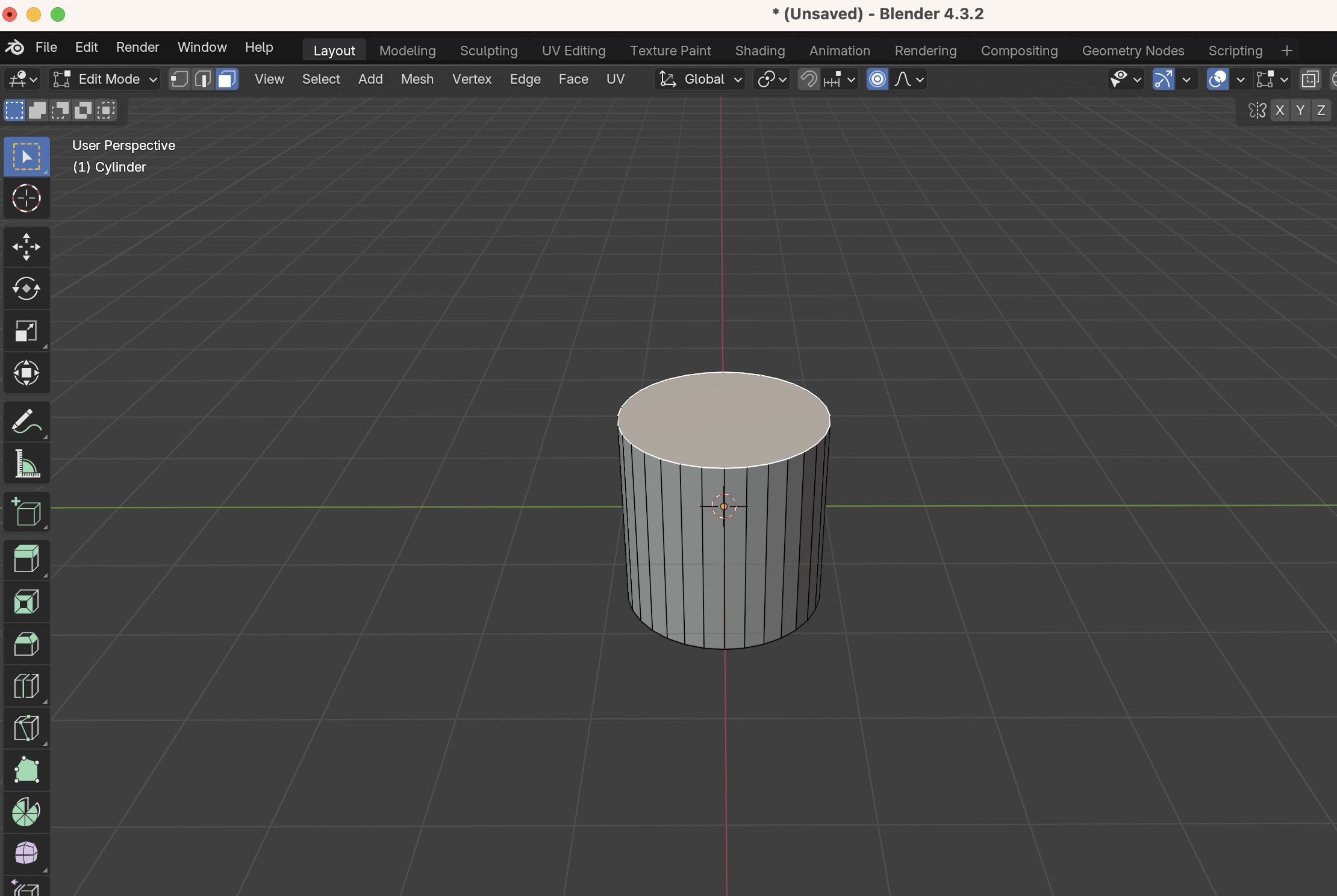 Scaling/transforming only one end of an object like you can in edit ...