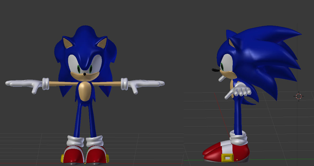 Sonic absolute mods. Sonic 3d model Blender. Sonic Classic модель. Blender Sonic model. Модель Соника для блендера.