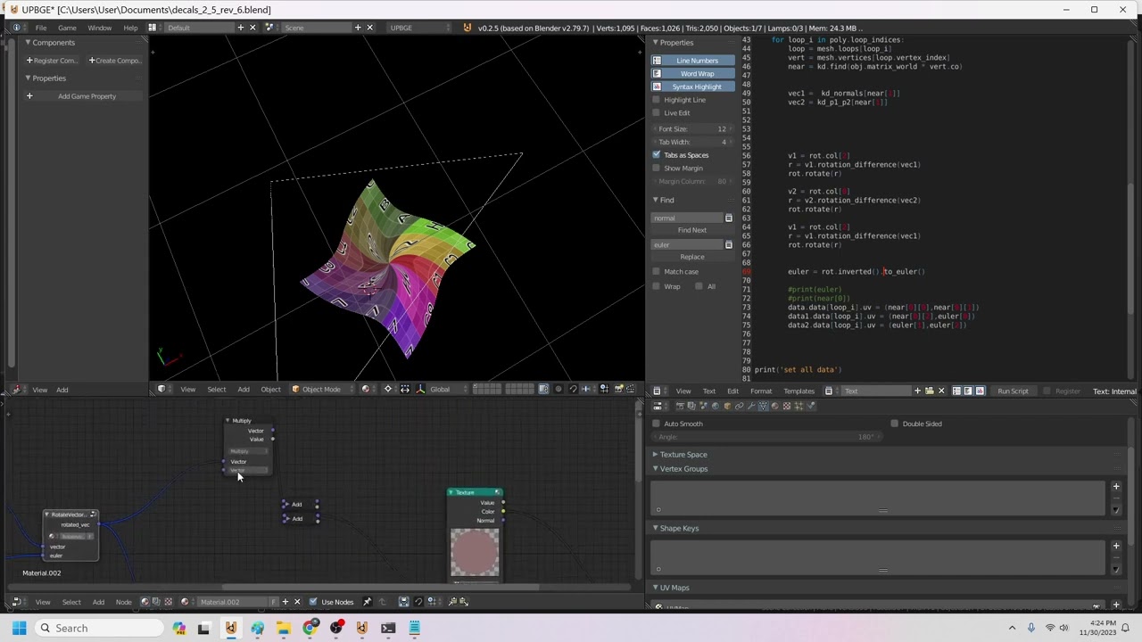 Backport 'rotate vector euler inverted' node group to blender 2.79 ...