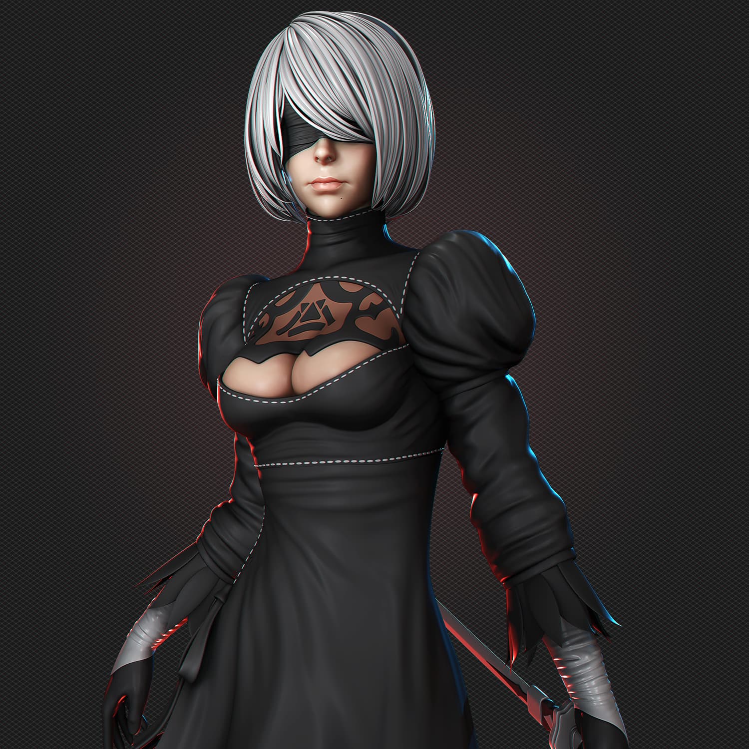 2B NieR Automata Finished Projects Blender Artists Community   402f1c7fa5a799a4544282d1edb668cf4eed1aef 