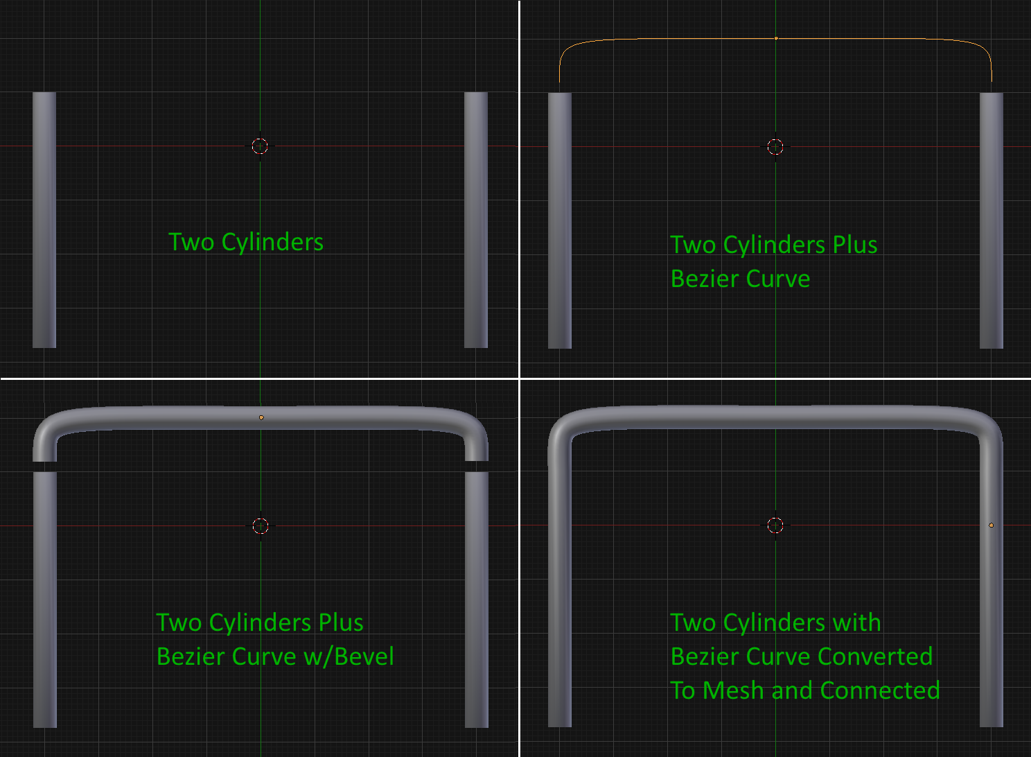 How to connect these two cylinders? - Modeling - Blender Artists Community