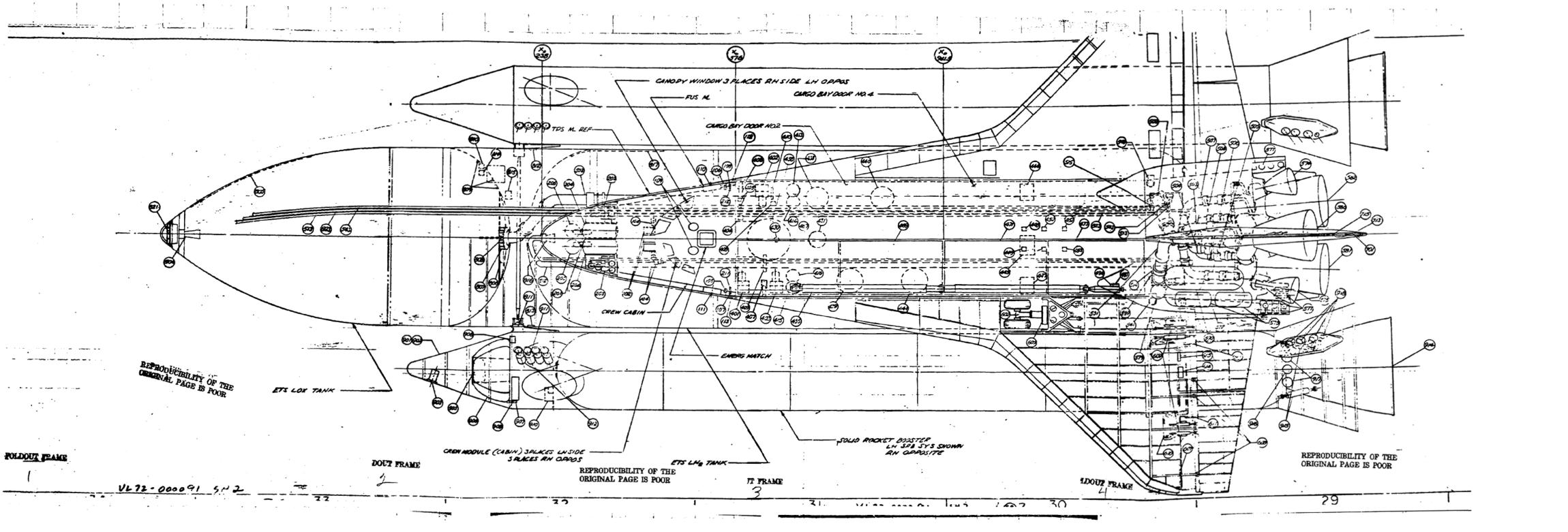nasa space shuttle discovery blueprints