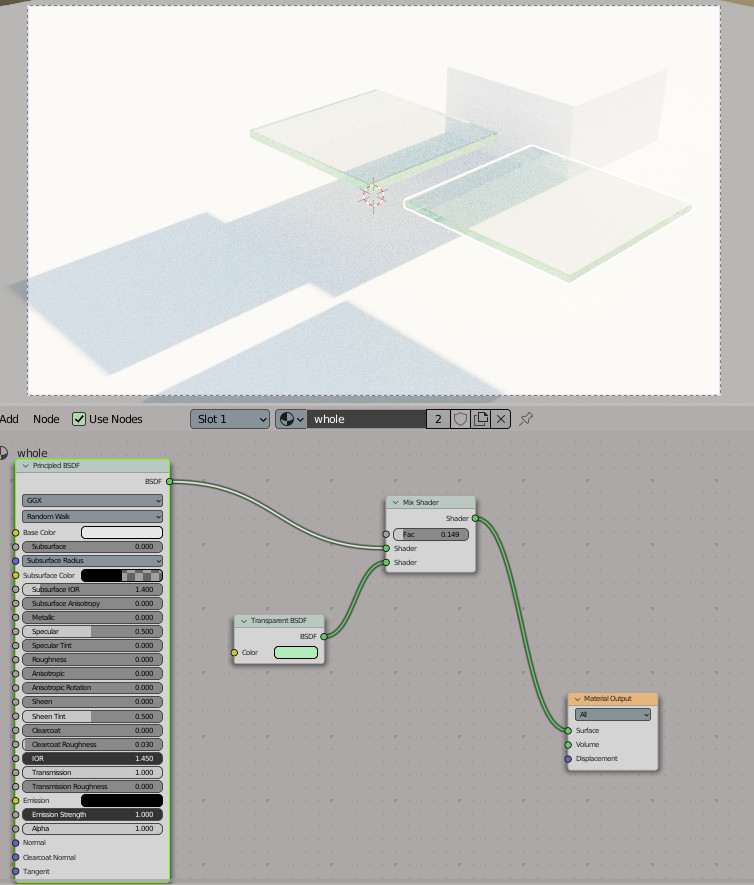 Blender Mirror Green Tint on Edge Shader - Materials and Textures ...