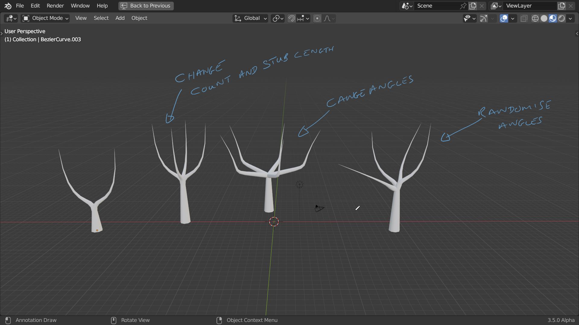 GeoTree: Procedural Trees In Geometry Nodes - #780 By DNorman - Blender ...