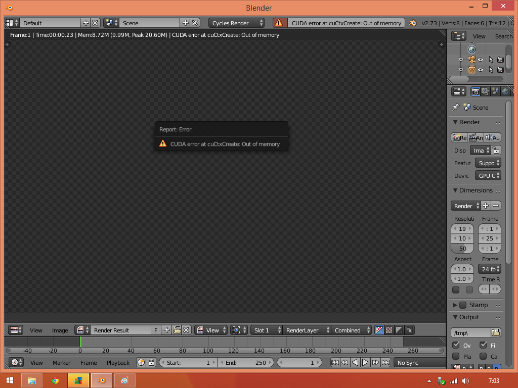 Can't render with GPU - Lighting and Rendering - Blender Artists Community