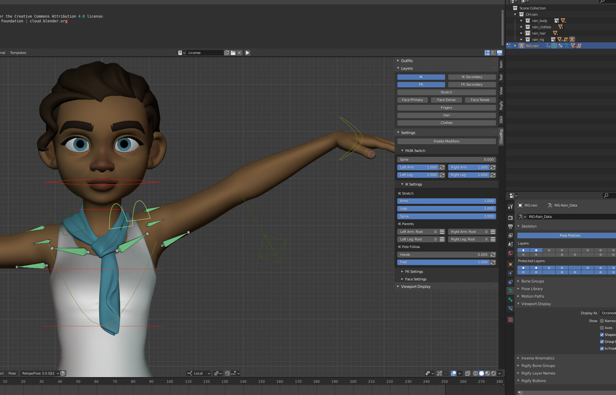 Modifying rigify armature to prevent shoulder stretch - Animation and ...