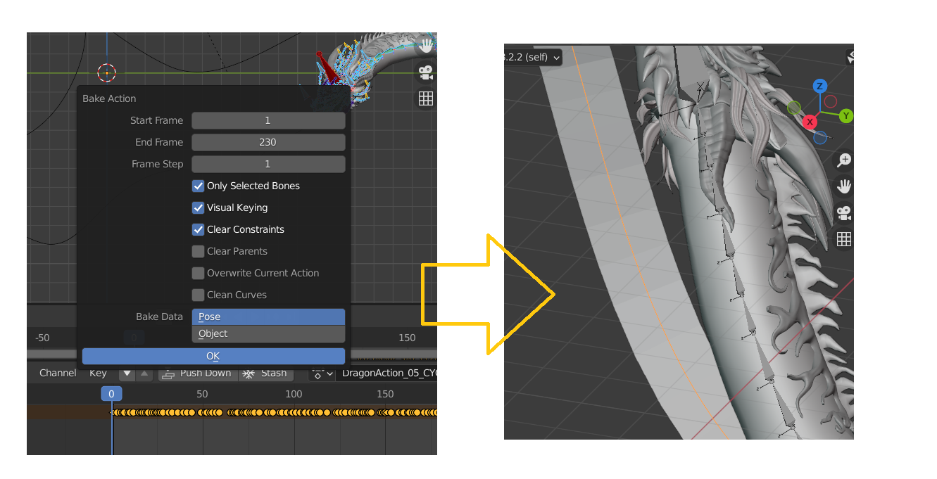 How To Export Animation Along A Curve To FBX (Shaking Problem ...