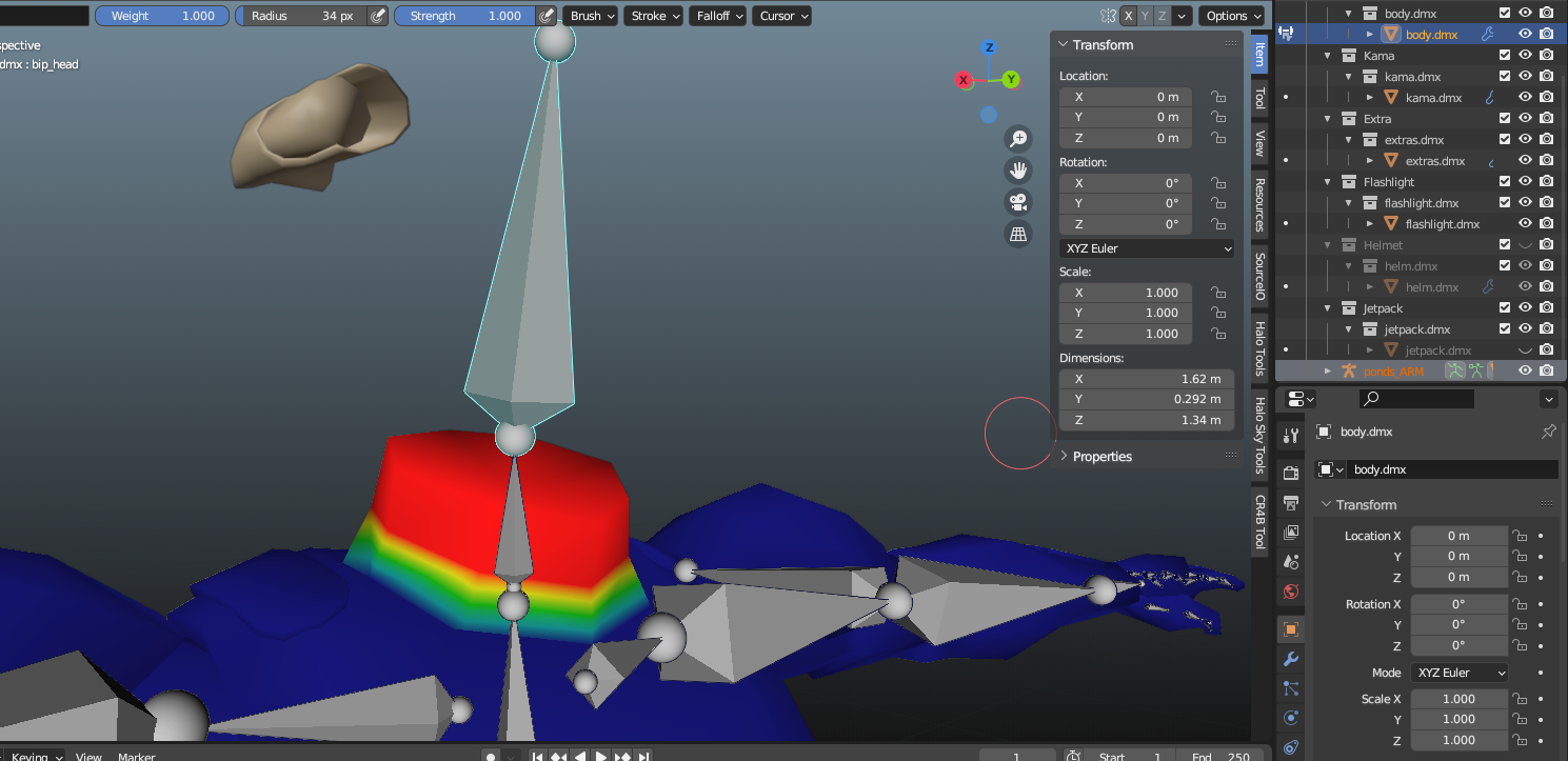 Rig creating weird twists and contortions in mesh - Animation and ...