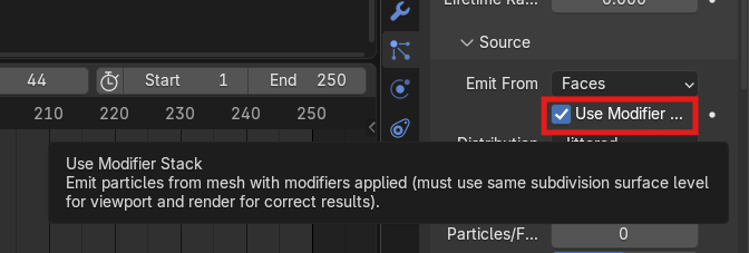 Particle system displaced by curve modifier - Particles and Physics ...