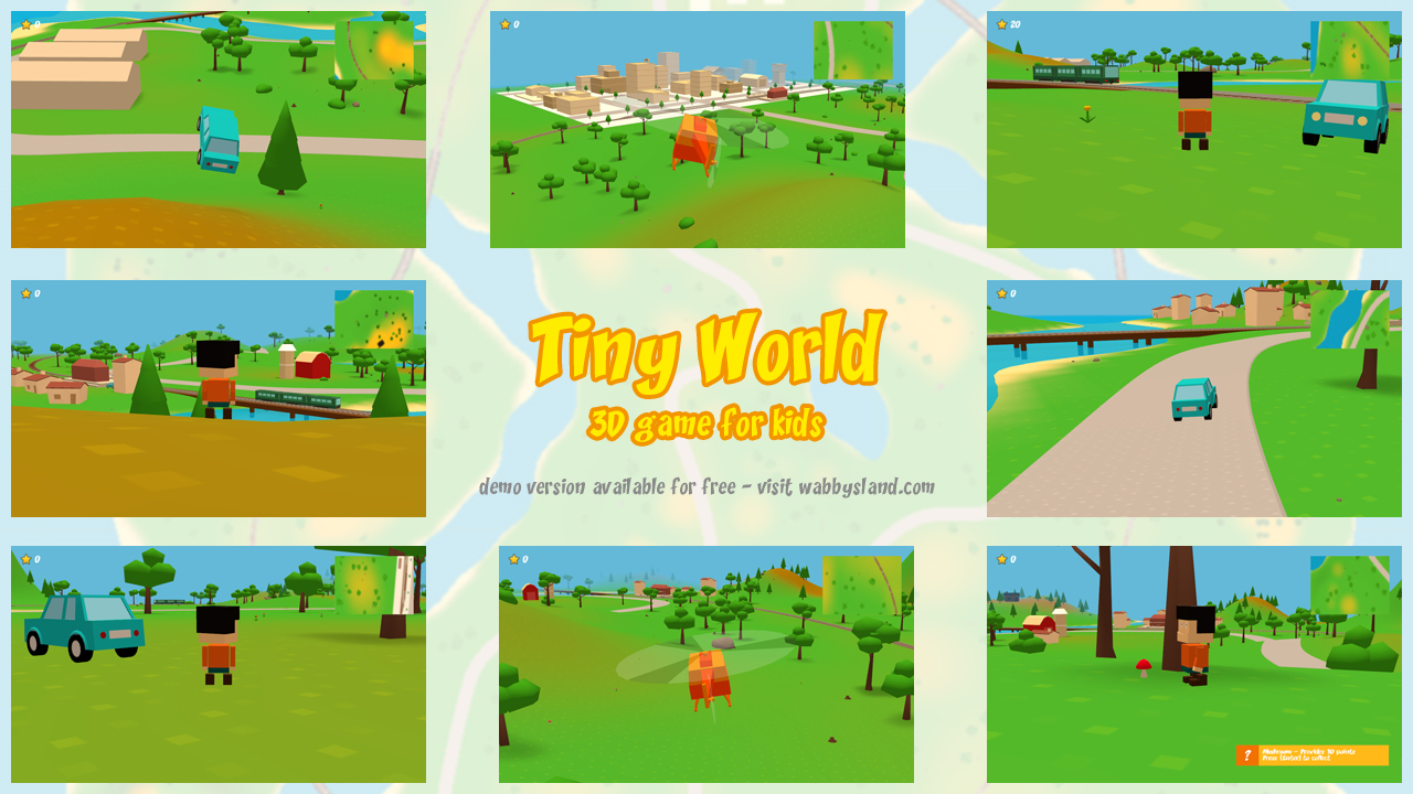 Tiny World (game for kids) - [Demo Available] - Works in Progress and Game  Demos - Blender Artists Community