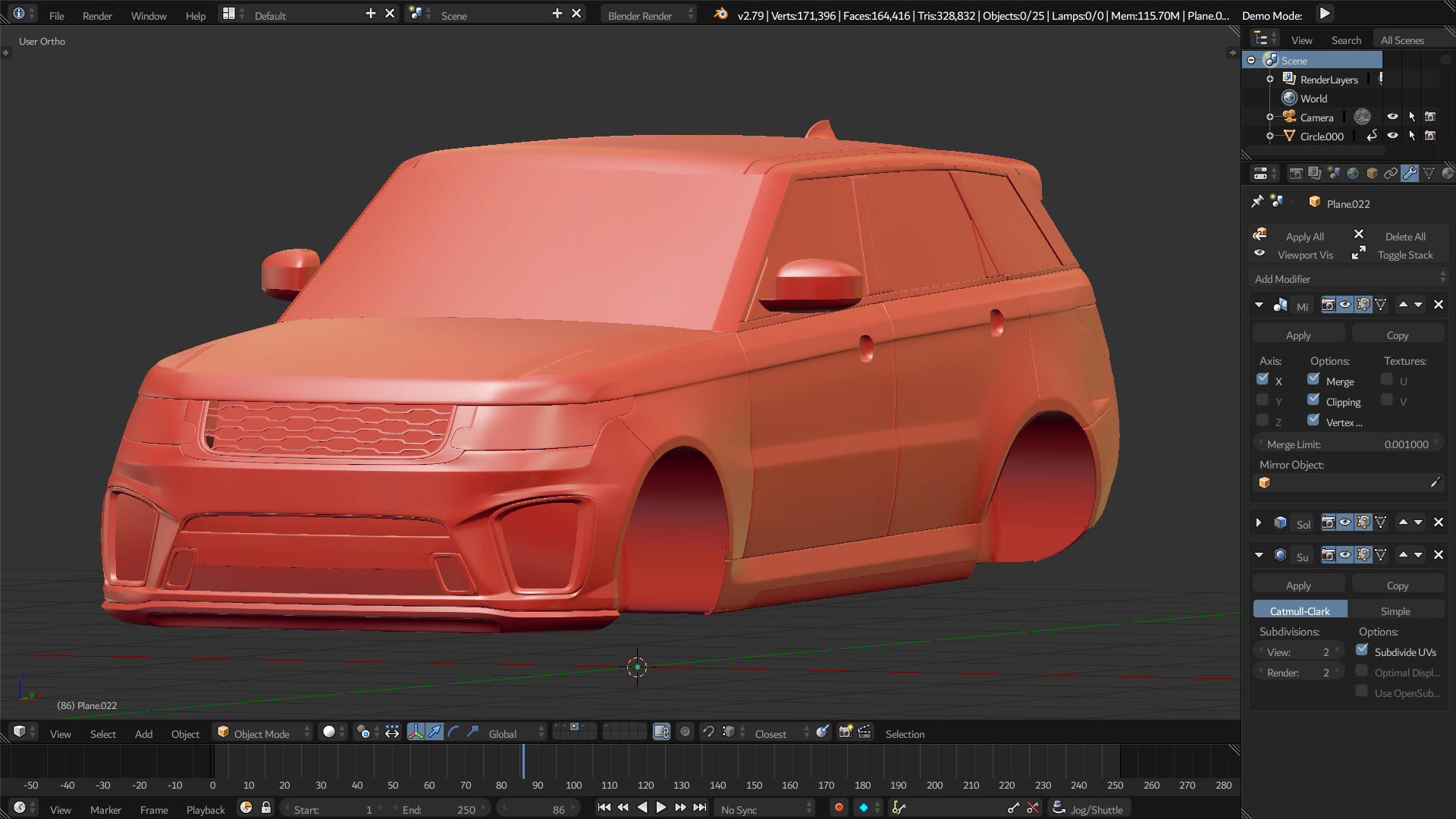 Luxury SUV Pack W.I.P Cycles + Eevee - Works In Progress - Blender ...