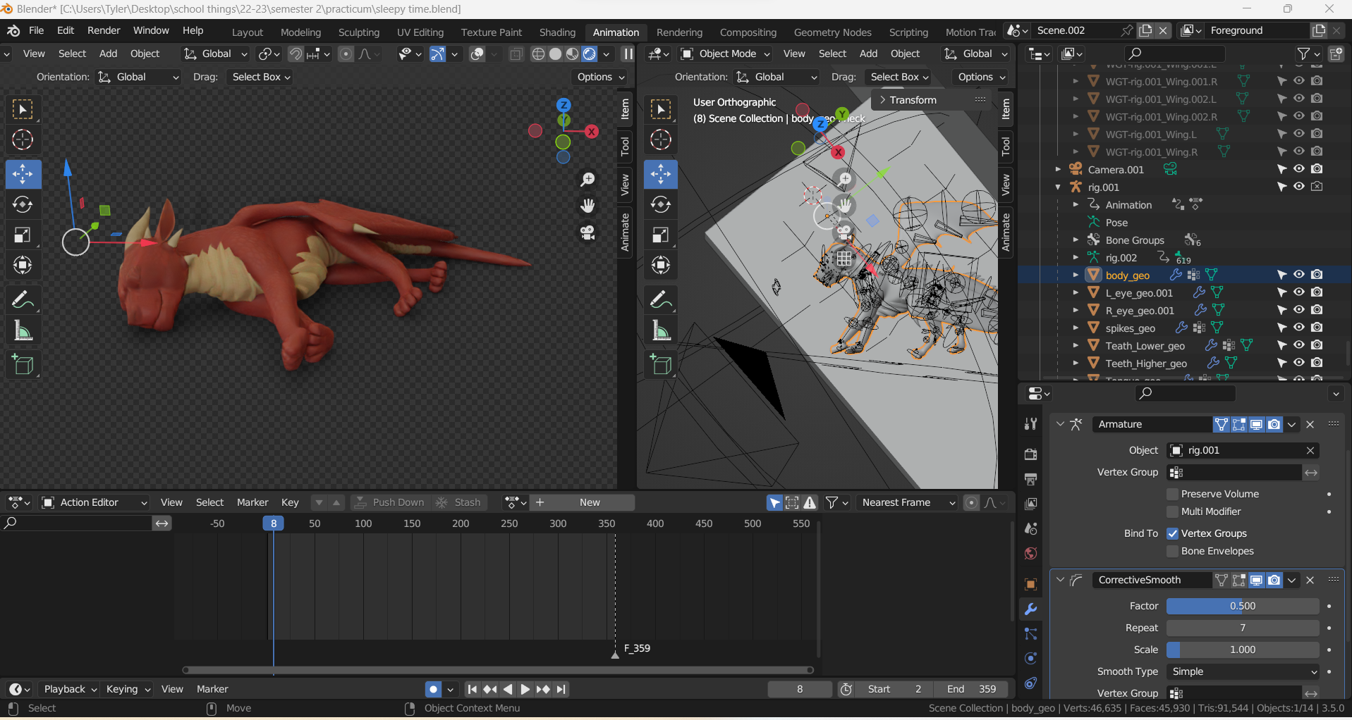 Mesh is going through random and erratic deformations that only show up ...